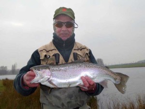 Peter Oldham 5lb 12oz Rainbow at Elinor