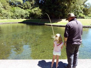 National Trout Centre NZ. Free flyfishing lessons for children.
